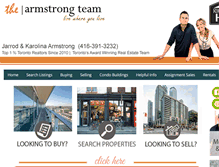 Tablet Screenshot of jarrodarmstrong.com